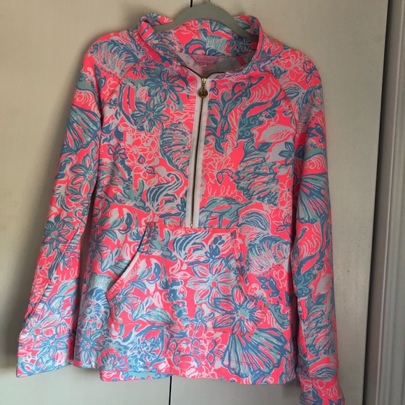 Lilly Pulitzer Tops - Lilly Pulitzer 1/4 Zip sweatshirt